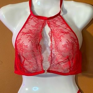 Red lace Victoria’s Secret set